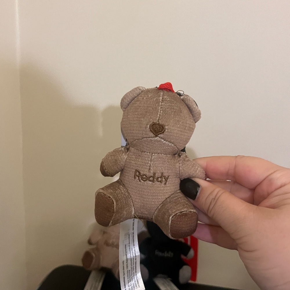 Reddy plush Bear Keychain Brand new w tags